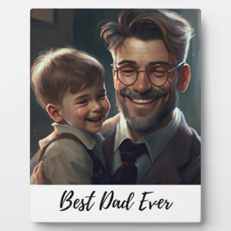 Best Dad Ever | Father's Day Photo Collage Plaque