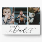 Best Dad Ever | Father's Day Photo Collage Plaque