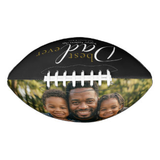 Best Dad Ever Fathers Day Photo Football American Football