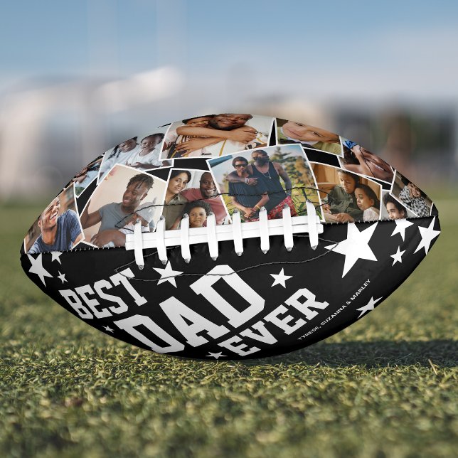 Best Dad Ever Father's Day Photo Football American Football (Creator Uploaded)