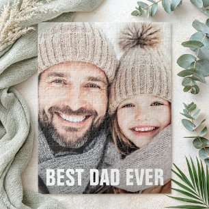 Best dad ever father's day photo jigsaw puzzle