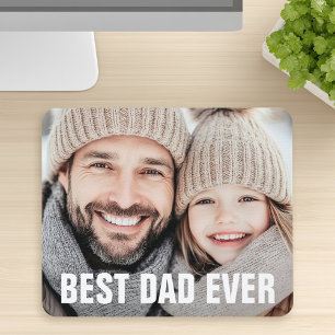 Best dad ever father's day photo mouse mat
