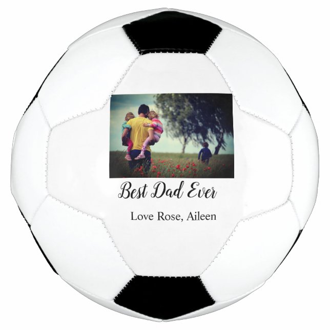 Best dad ever father's day son daughter papa dad p football (Front)