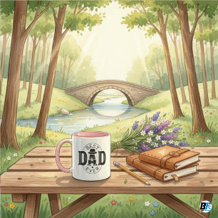 Best Dad Ever, Father's Day Special Sticker Mug