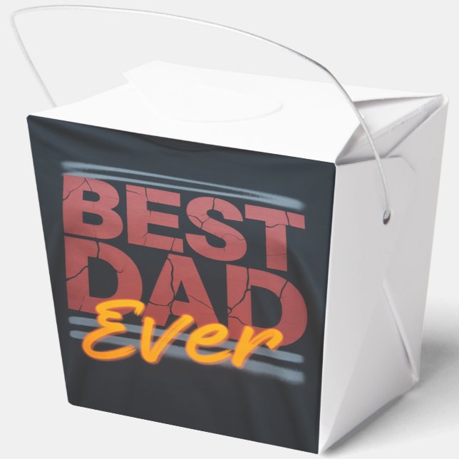 Best dad ever  favour box (Back)