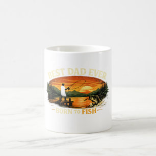 Best Dad Ever Fishing Mug for Father's Day Gift