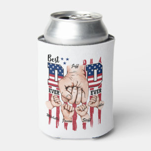 Best Dad Ever – Fist Bump USA Flag - 4 Kids Can Cooler