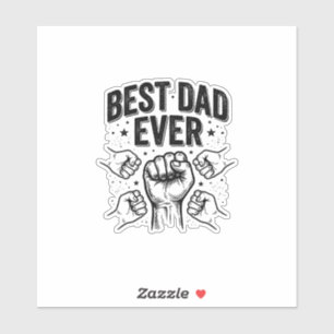Best Dad Ever Fist Bump Vintage Shirt Design_1