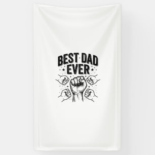 Best Dad Ever Fist Bump Vintage Shirt Design_1 Banner