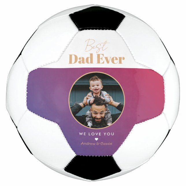 Best dad ever football (Front)
