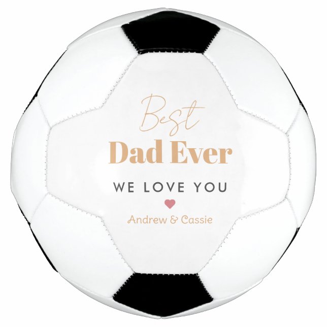 Best dad ever football (Front)