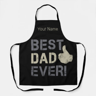 Best Dad Ever for Father's Day Vintage Thumb Up Apron