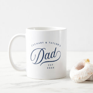 Best Dad Ever Full Photo and Text Personalised Coffee Mug