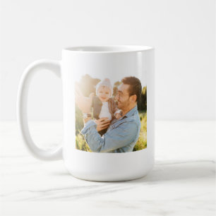 Best Dad Ever Full Photo Custom Coffee Mug