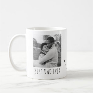 Best Dad Ever Full Photo Personalised Coffee Mug
