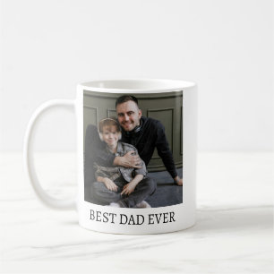 Best Dad Ever Full Photo Personalised Coffee Mug