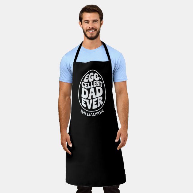 Best Dad Ever Funny Fathers day gift for new dad  Apron (Worn)
