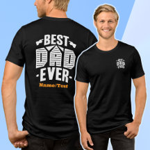 Best Dad Ever Funny Fathers Day Mens Tshirts🖨️F&B
