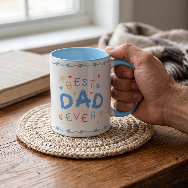 Best Dad Ever Gift For Dad Father's Day Mug (Creator Uploaded)