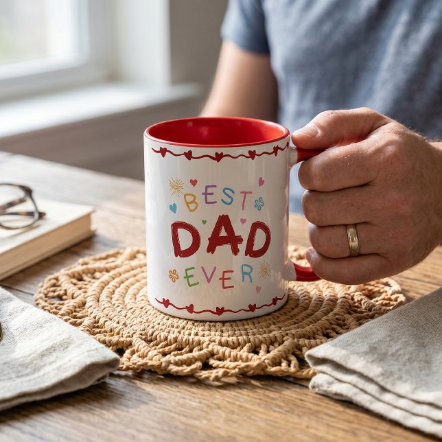 Best Dad Ever Gift For Dad Father's Day Mug (Creator Uploaded)