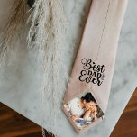 Best dad ever-Gift from Daughter rose gold Tie<br><div class="desc">On your wedding day,  reminisce with your dad about the adorable little one he once was by gifting him this personalised father-of-the-bride rose gold tie featuring you and your father and your childhood photo. Alternatively,  surprise him with this sweet gesture as a Father's Day gift</div>