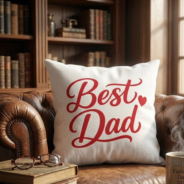 Best Dad Ever Gift Tee Cushion (Creator Uploaded)