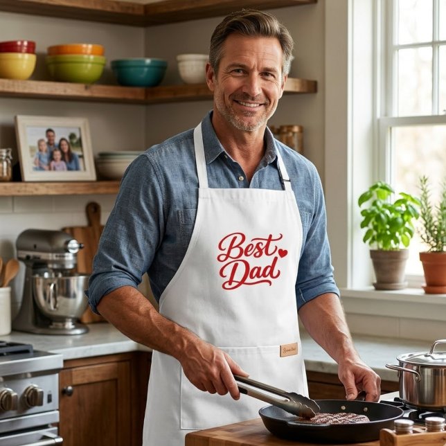 Best Dad Ever Gift Tee Standard Apron (Creator Uploaded)