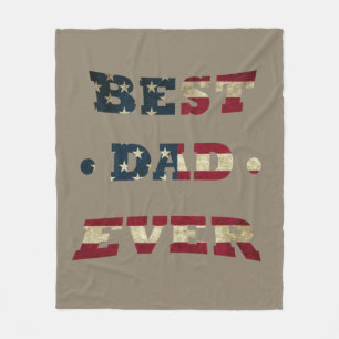 best dad ever gifts fleece blanket