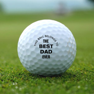 Best Dad Ever Golf Balls