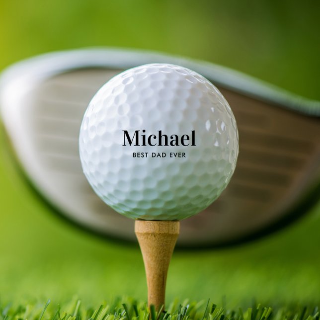 Best Dad Ever Golf Balls (Creator Uploaded)