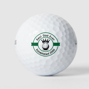 Best Dad Ever Golf Balls