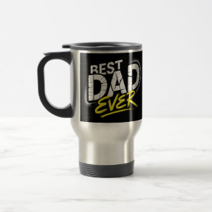 Best Dad Ever Graffiti Art Travel Mug