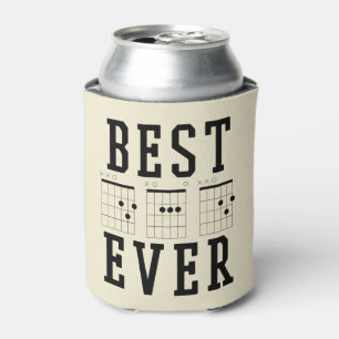 Best Dad Ever Guitar Chords Father's day Gift Can Cooler
