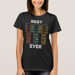 Best Dad Ever Guitar - Dad Guitar Chords - Dad Gui T-Shirt