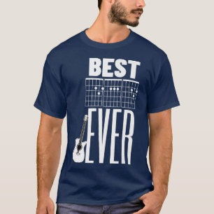 Best Dad Ever Guitar Player Chord NotesGuitar130 T-Shirt