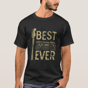 Best Dad Ever Guitar Player Fathers Day Guitarist T-Shirt