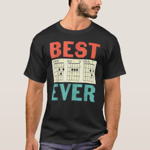 Best Dad Ever Guitar Playing Dad Guitar Player Fat T-Shirt