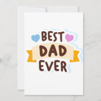Best Dad Ever Hand Drawn Clip Art