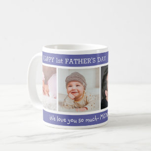 Best Dad Ever  Happy 1st Father's Day 4 Photo  Coffee Mug