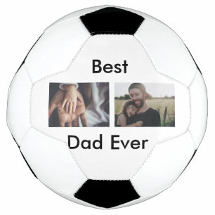 best dad ever happy father's day add your photo  football