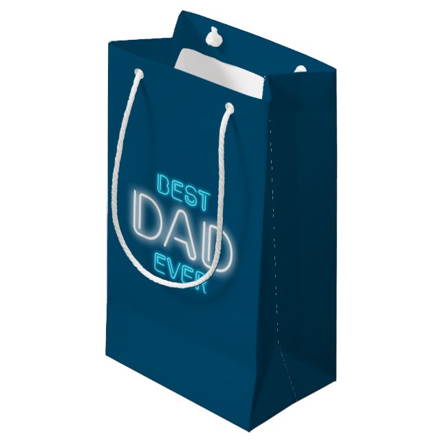Best Dad Ever Happy Father's Day | Gift Bag (Front Angled)