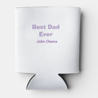 Best dad ever happy father's day name purplesimple can cooler