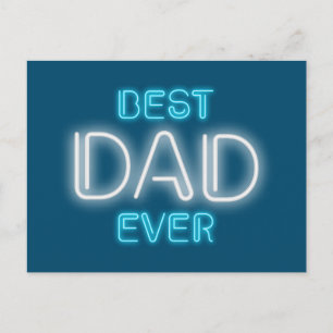 Best Dad Ever Happy Father's Day   Postcard