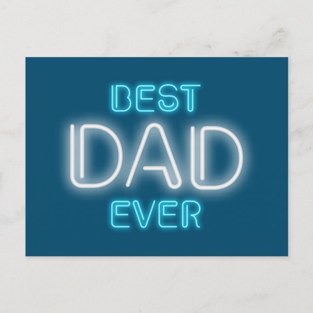 Best Dad Ever Happy Father's Day | Postcard (Front)
