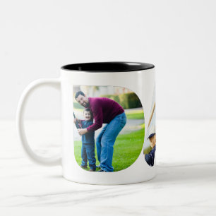 Best Dad Ever. Happy first fathers day Two-Tone Coffee Mug