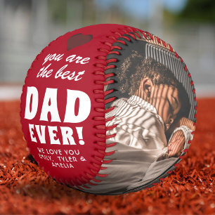 Best Dad Ever Heart Father`s Day 2 Photo  Softball