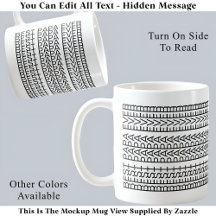 Best Dad Ever Hidden Message 141BW Novelty Optical