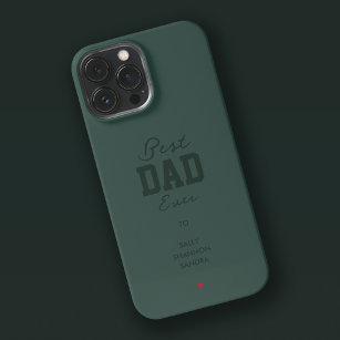 Best Dad Ever Hunter Green iPhone 14 Case