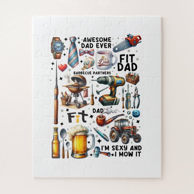 Best Dad Ever Jigsaw Puzzle (Vertical)