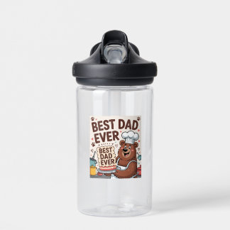 Best Dad Ever (Just Ask My Kids) – Funny Father’s  Water Bottle